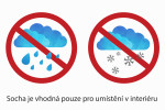 Socha je vhodná pouze pro umístění do bytu, domu či místo chráněné před povětrnostními vlivy Socha je vhodná pouze pro umístění v interiéru