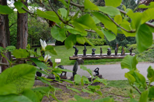 Kamenné zahradní sochy v ZOO Dvůr Králové