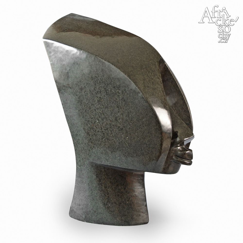 Steady Gomo: socha Kubistická hlava