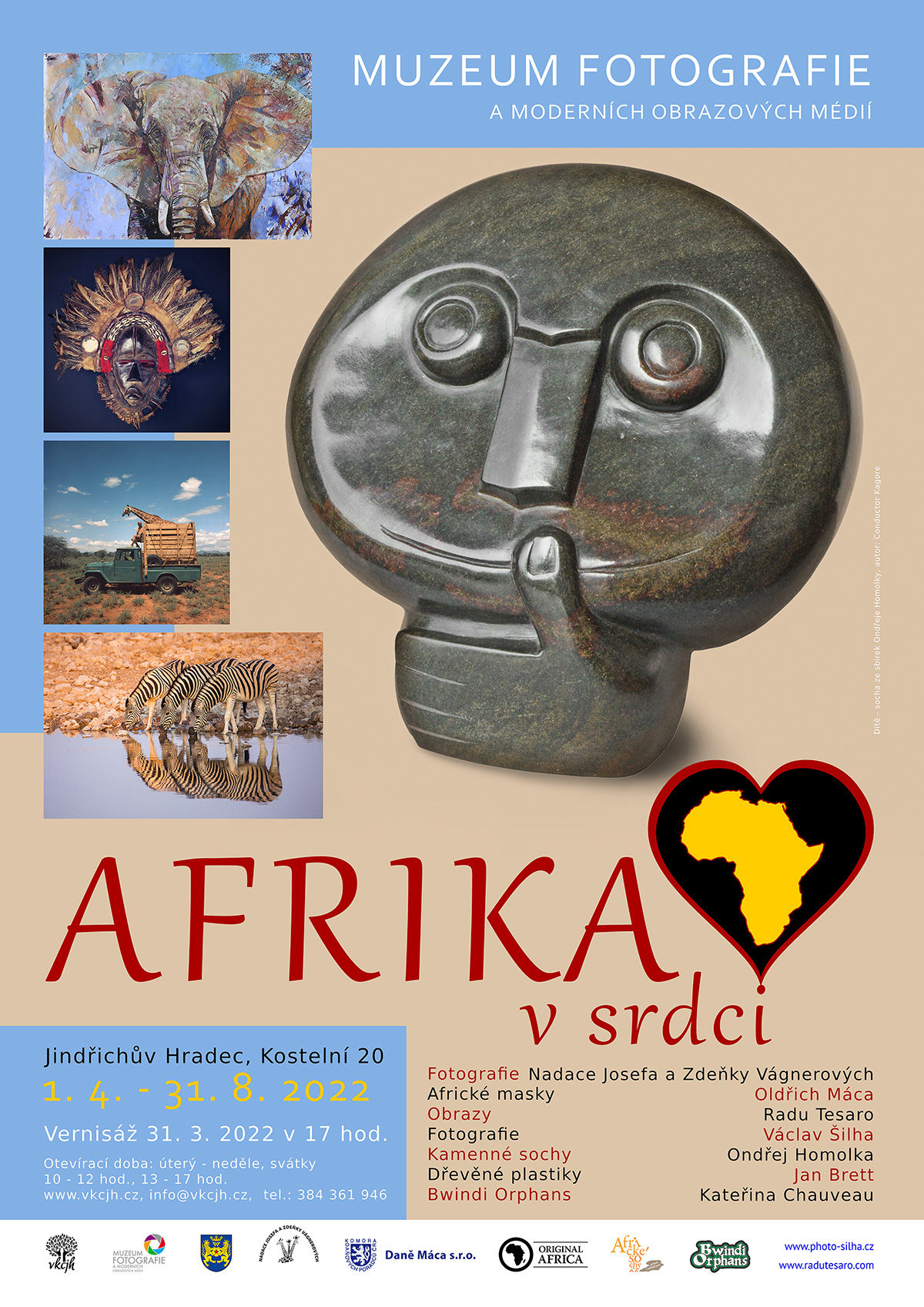 Afrika v srdci - výstava v Muzeu fotografie v Jindřichově Hradci