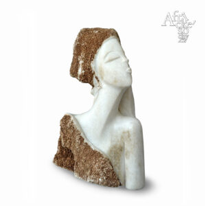 Tutani Mgabazi: socha Polibek | Kamenné sochy na prodej