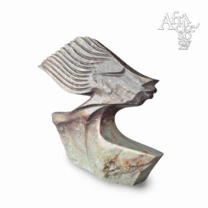 Lovemore Bonjisi: socha Dívka s vyčesanými vlasy