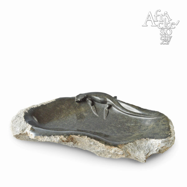 Cloudious Muhomba: socha Ještěrka